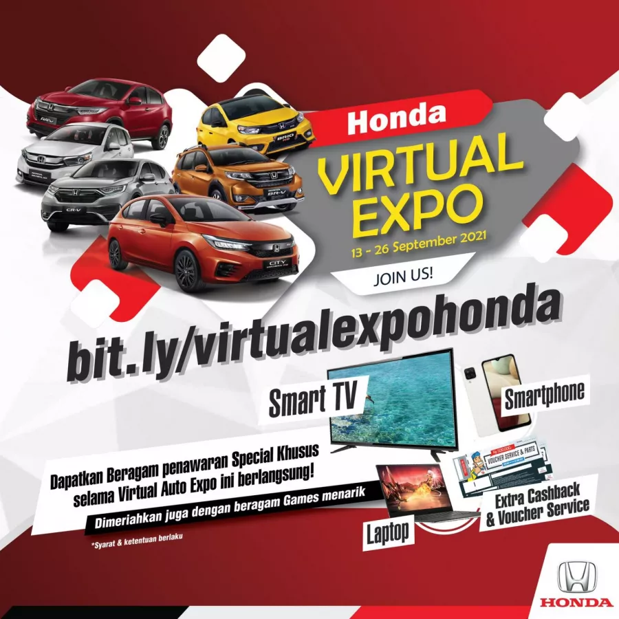 Mulai Hari Ini, Honda Jakarta Center Gelar Pameran Virtual “Virtual Expo Honda”
