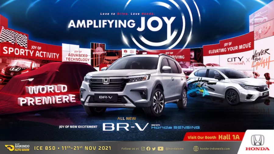Usung Tema “Amplifying Joy”, Honda Akan Hadirkan  “World Premiere” di Ajang GIIAS 2021