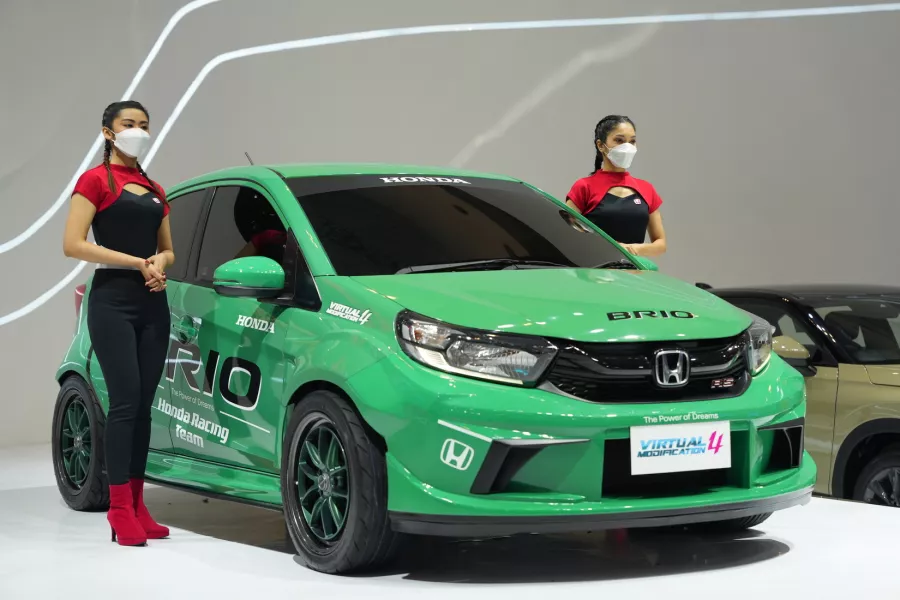 Pertama Kalinya, Honda Tampilkan Mobil Juara Ajang Honda Brio Virtual Modification #4 di GIIAS 2022