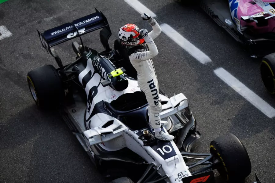 Tim Scuderia Alphatauri Honda Berhasil Meraih Kemenangan di Seri Balap F1 Grand Prix Italia 2020