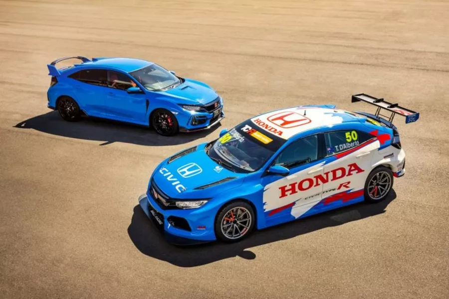 Honda Menampilkan Warna ‘Racing Blue’ pada Ajang Honda Civic Type R TCR di Australia