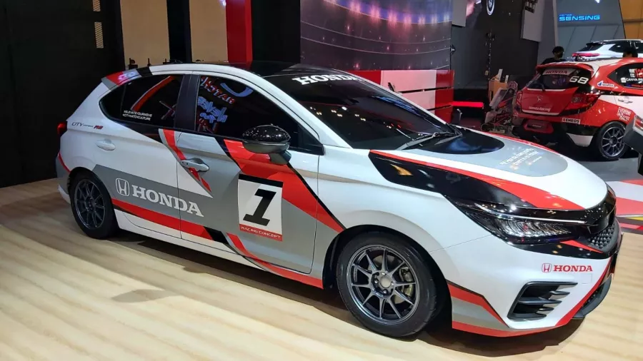 Honda Tampilkan Honda City Hatchback Racing Concept 2022 di Ajang GIIAS 2021