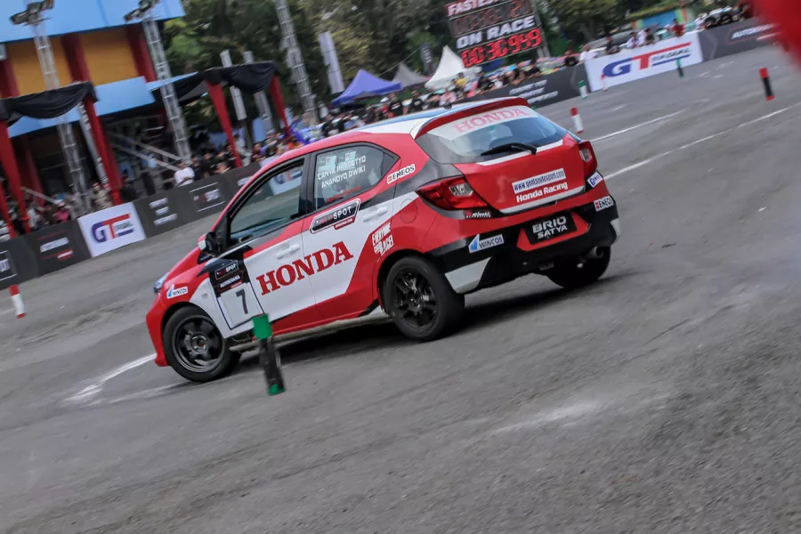 Tim Honda Racing Indonesia Kembali Turun Pada Kejurnas Slalom Autokhana Putaran Keempat di Kota Cianjur