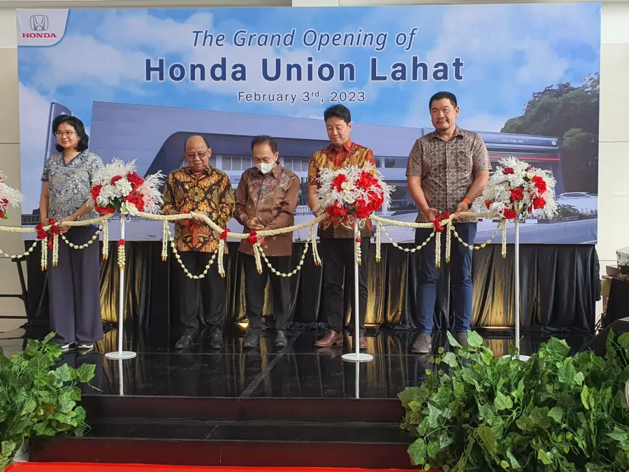 Terus Perkuat Jaringan Dealer di Area Baru, Honda Resmikan Dealer Pertama di Kabupaten Lahat Melalui Honda Union Lahat