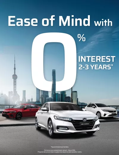 Ease of Mind with 0% Interest