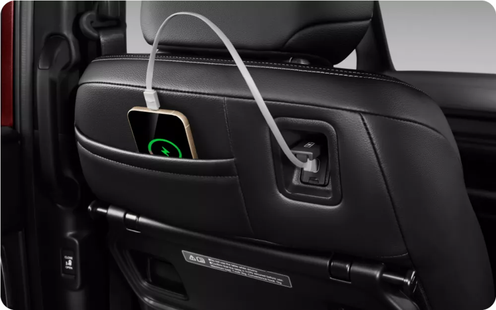 2nd Row USB-C Charging Ports Honda Step WGN