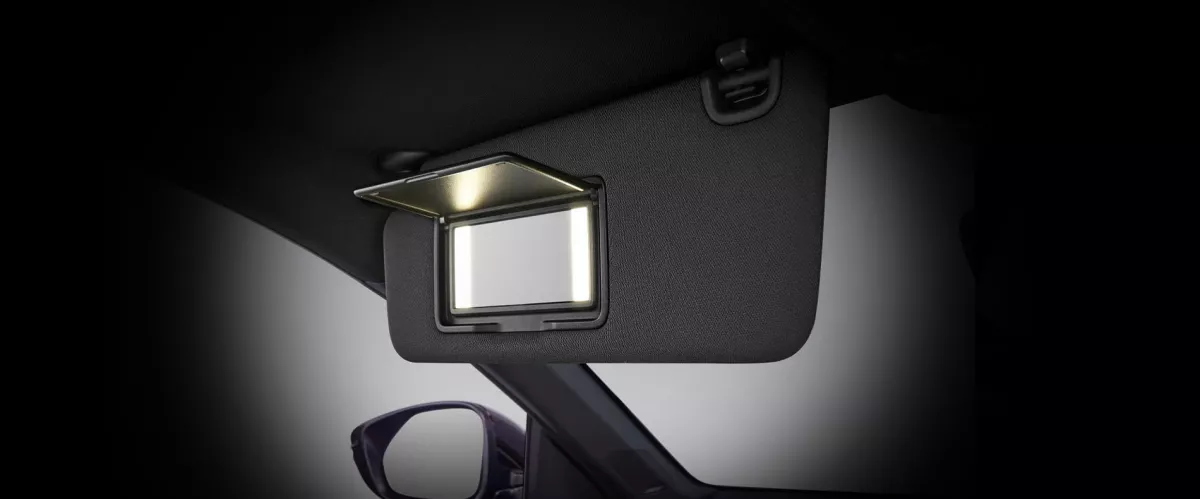 Vanity Mirror with Lamp (Driver & Front passenger)