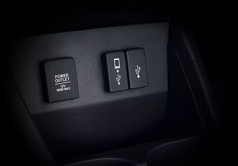 1st Row Power Outlet