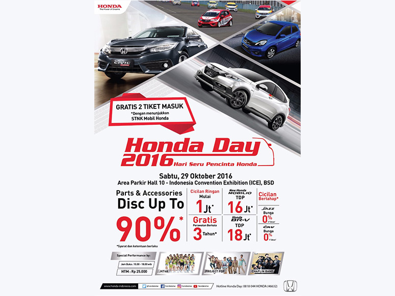 Ribuan Pecinta Mobil Honda Ramaikan Acara Honda Day 2016 Honda Indonesia