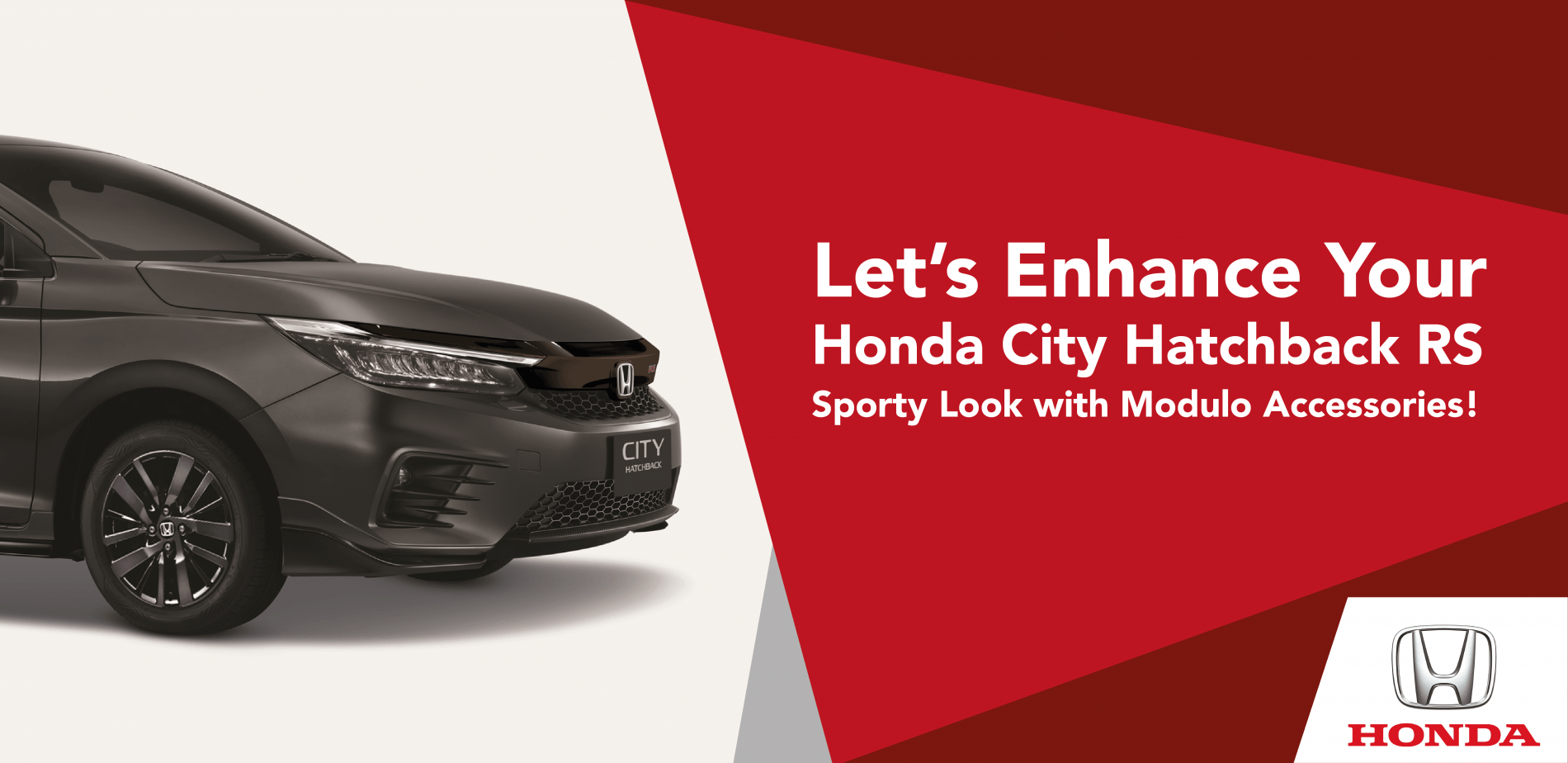 Let’s Enhance Your Honda City Hatchback RS Sporty Look with Modulo Accessories